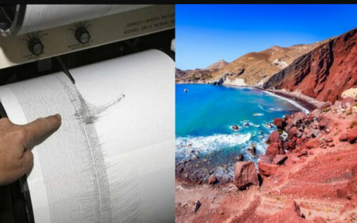 Santorini’s Iconic Red Beach COLLAPSES After Massive Earthquake